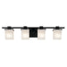 Kichler 45152BK Four Light Bath, Black (4)