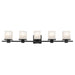 Kichler 45193BK Five Light Bath, Black (3)
