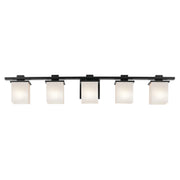 Kichler 45193BK Five Light Bath, Black (4)