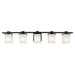 Kichler 45193BK Five Light Bath, Black (4)