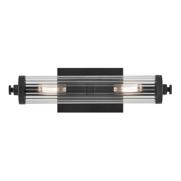 Kichler 45648BK Two Light Wall Sconce, Black (3)