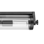 Kichler 45649BK Four Light Linear Bath, Black (6)