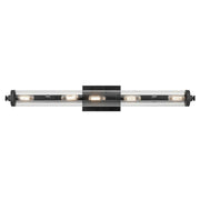 Kichler 45650BK Five Light Linear Bath, Black (3)