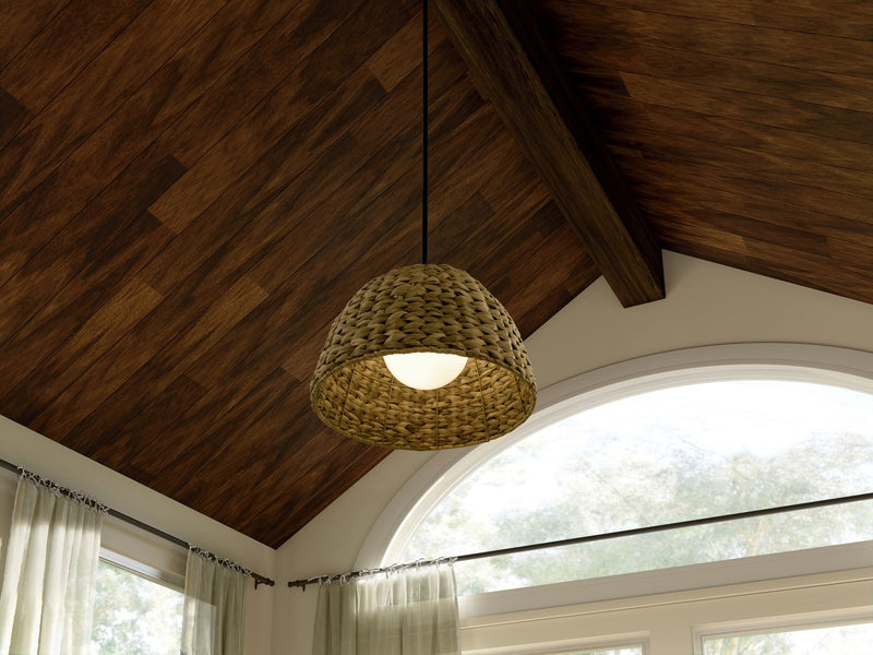 Kichler 44399BK One Light Mini Pendant, Black (5)