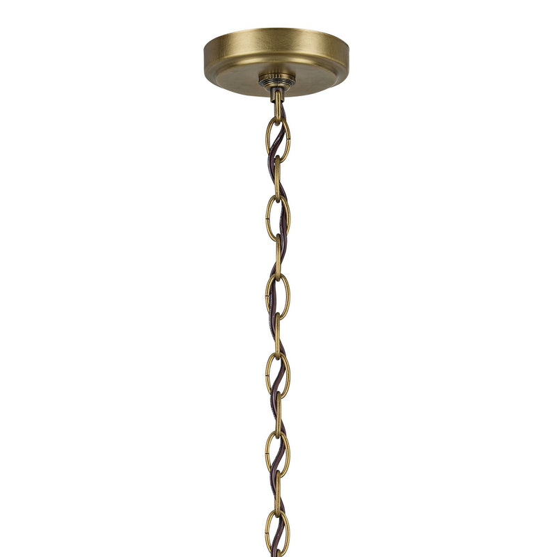 Kichler 52616NBR Six Light Chandelier, Natural Brass (2)