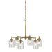Kichler 52616NBR Six Light Chandelier, Natural Brass (5)