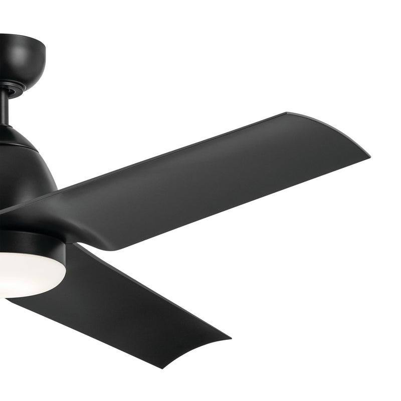 Kichler 310254SBK 54"Ceiling Fan, Satin Black (2)
