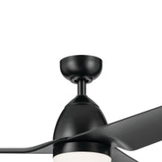 Kichler 310254SBK 54"Ceiling Fan, Satin Black (3)
