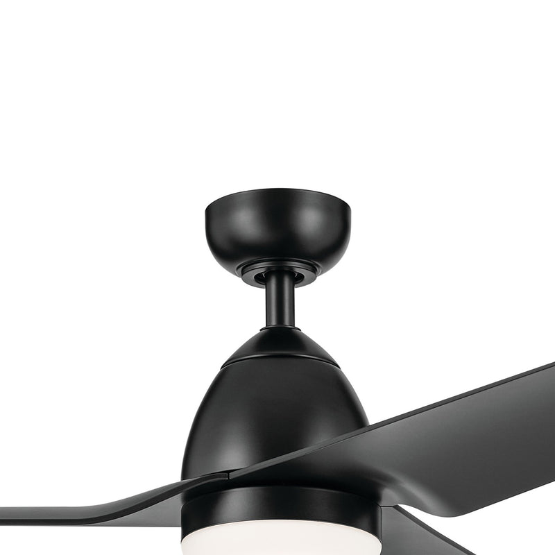 Kichler 310254SBK 54"Ceiling Fan, Satin Black (3)