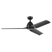Kichler 310254SBK 54"Ceiling Fan, Satin Black (4)