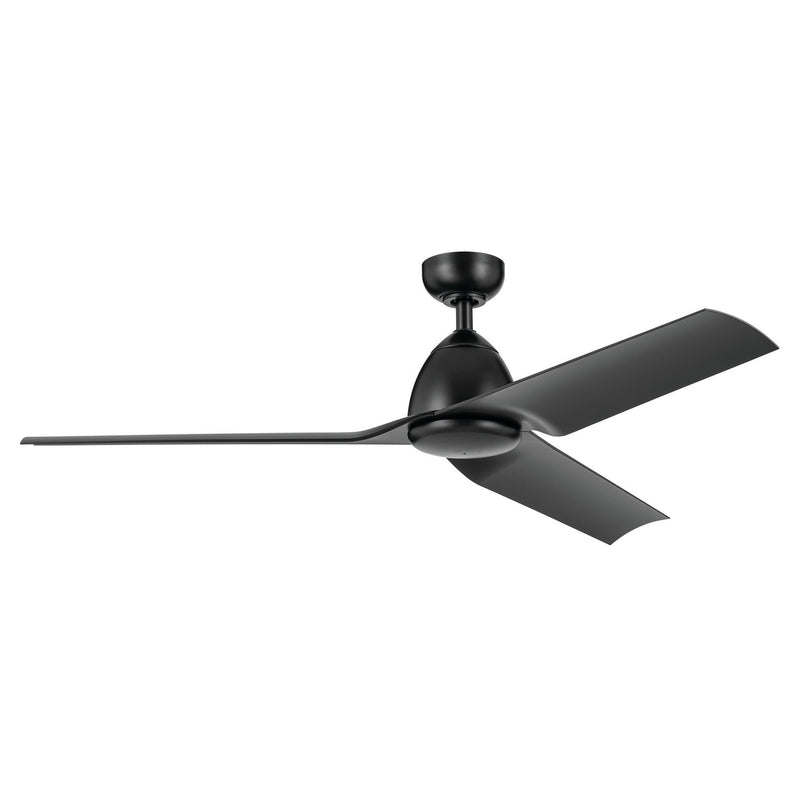 Kichler 310254SBK 54"Ceiling Fan, Satin Black (4)