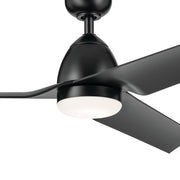 Kichler 310254SBK 54"Ceiling Fan, Satin Black (6)