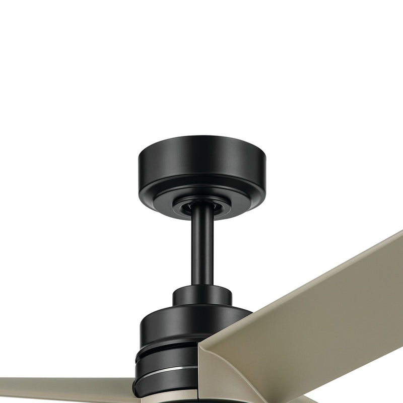 Kichler 300375SBK 52"Ceiling Fan, Satin Black (3)