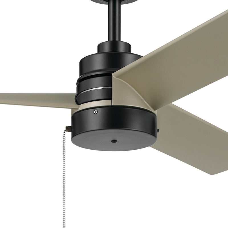 Kichler 300375SBK 52"Ceiling Fan, Satin Black (5)