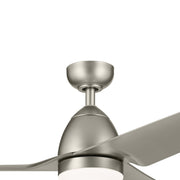 Kichler 310254NI 54"Ceiling Fan, Painted Brushed Nickel (3)