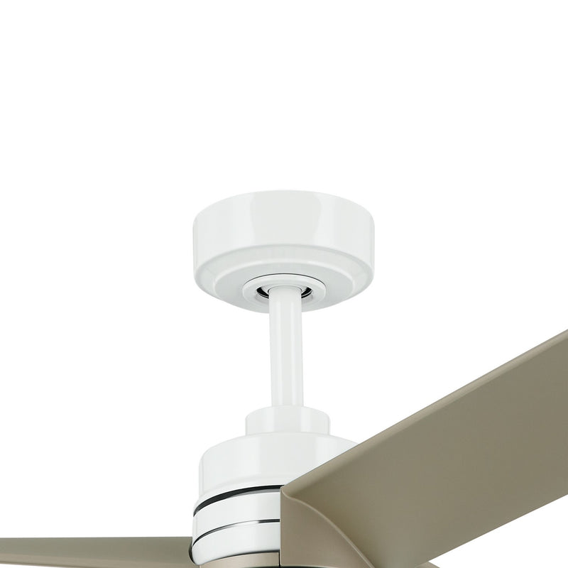 Kichler 300375WH 52"Ceiling Fan, White (4)