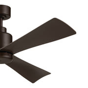 Kichler 310452SNB 52"Ceiling Fan, Satin Natural Bronze (2)