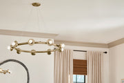 Kichler 52642CPZ Nine Light Chandelier, Champagne Bronze (2)