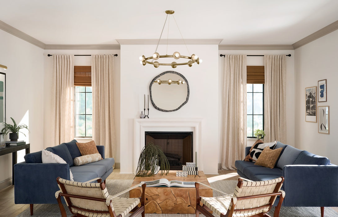 Kichler 52642CPZ Nine Light Chandelier, Champagne Bronze (3)