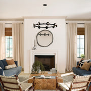Kichler 52642BK Nine Light Chandelier, Black (4)