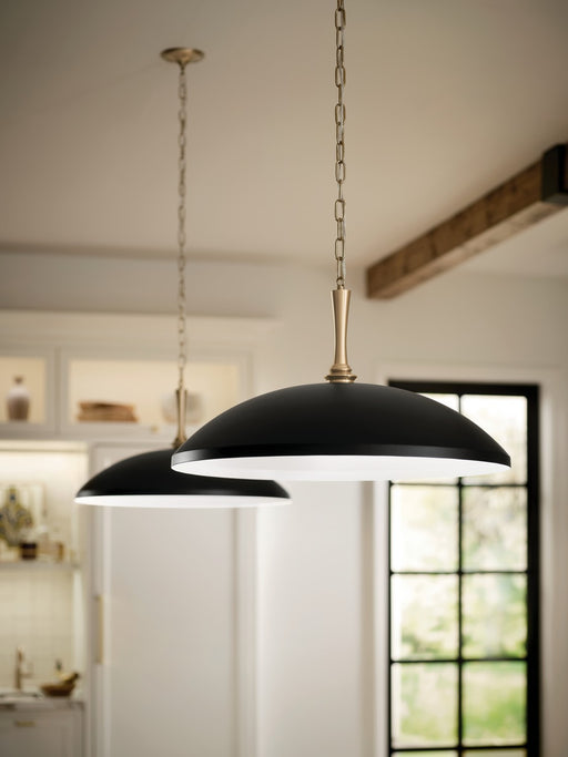 Kichler 52638BK One Light Pendant, Black (2)