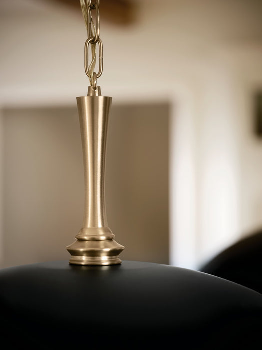 Kichler 52638BK One Light Pendant, Black (6)