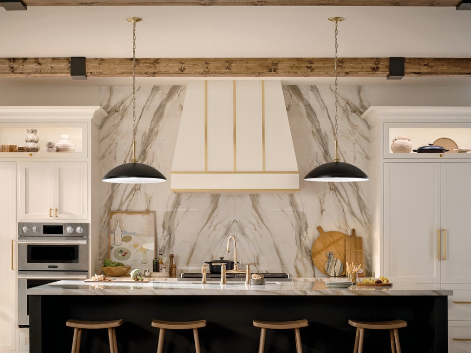 Kichler 52637BK One Light Pendant, Black (2)