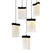 CWI Lighting 1587P12-5-101 Lava LED Mini Pendant Black Alt 1.jpg