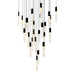 CWI Lighting 1589P28-25-101 Greta LED Chandelier Black Alt 1.jpg