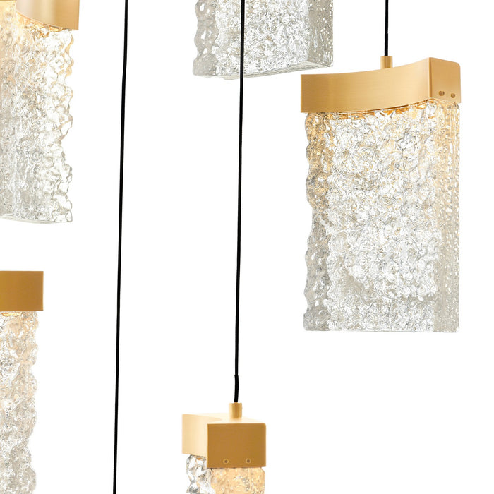 CWI Lighting 1587P12-5-624 Lava LED Mini Pendant Brass Alt 2.jpg