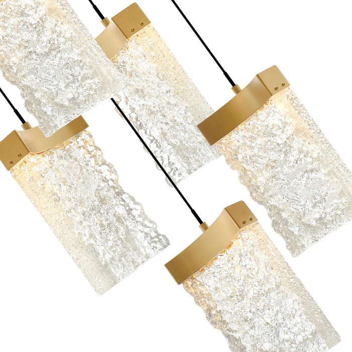 CWI Lighting 1587P12-5-624 Lava LED Mini Pendant Brass Alt 4.jpg