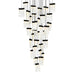 CWI Lighting 1587P36-33-101 Lava LED Chandelier Black Alt 1.jpg