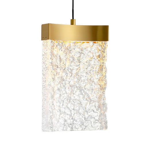 CWI Lighting 1587P6-1-624 Lava LED Mini Pendant Brass Alt 1.jpg