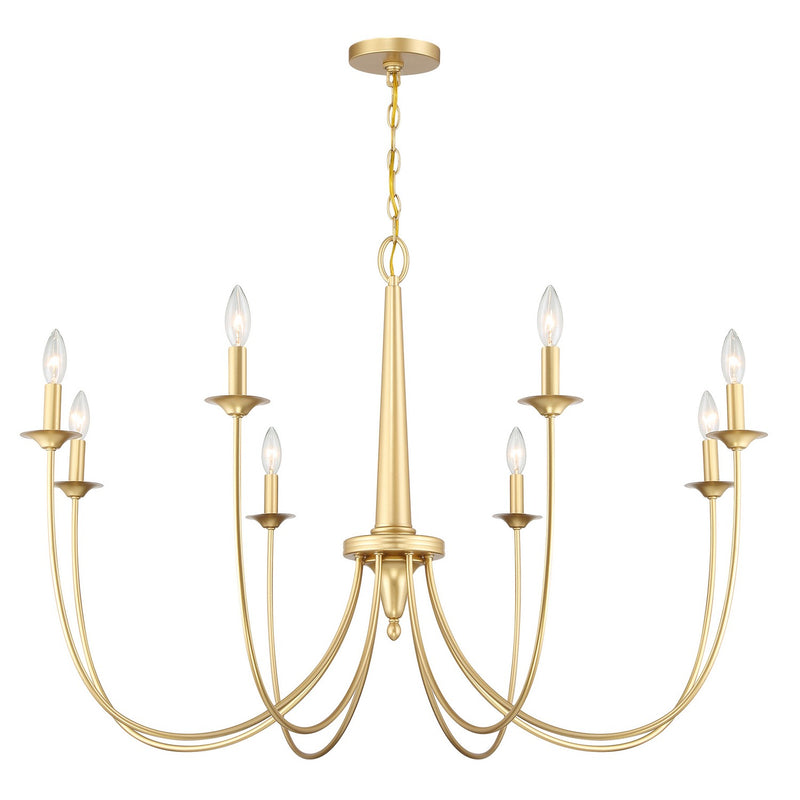 Savoy House 1-1202-8-186 Eight Light Chandelier, French Gold (3)