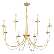 Savoy House 1-1202-8-186 Eight Light Chandelier, French Gold (4)