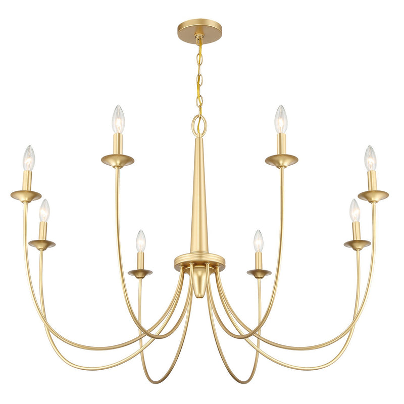 Savoy House 1-1202-8-186 Eight Light Chandelier, French Gold (4)