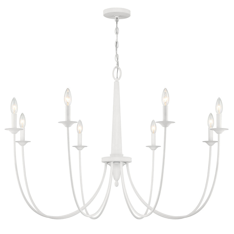 Savoy House 1-1202-8-83 Eight Light Chandelier, Bisque White (3)