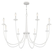 Savoy House 1-1202-8-83 Eight Light Chandelier, Bisque White (4)