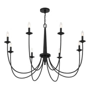 Savoy House 1-1202-8-89 Eight Light Chandelier, Matte Black (4)