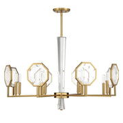Savoy House 1-2218-8-322 Eight Light Chandelier, Warm Brass (2)