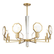 Savoy House 1-2218-8-322 Eight Light Chandelier, Warm Brass (3)