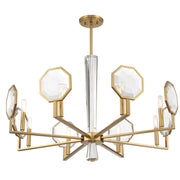 Savoy House 1-2218-8-322 Eight Light Chandelier, Warm Brass (4)