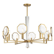 Savoy House 1-2218-8-322 Eight Light Chandelier, Warm Brass (5)