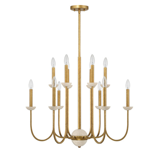 Savoy House 1-2294-12-262 12 Light Chandelier, Antique Gold (2)