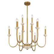 Savoy House 1-2294-12-262 12 Light Chandelier, Antique Gold (4)