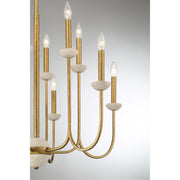 Savoy House 1-2294-12-262 12 Light Chandelier, Antique Gold (6)