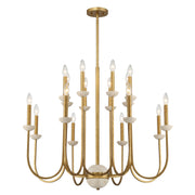 Savoy House 1-2296-16-262 16 Light Chandelier, Antique Gold (3)