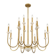 Savoy House 1-2296-16-262 16 Light Chandelier, Antique Gold (4)