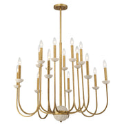 Savoy House 1-2296-16-262 16 Light Chandelier, Antique Gold (5)
