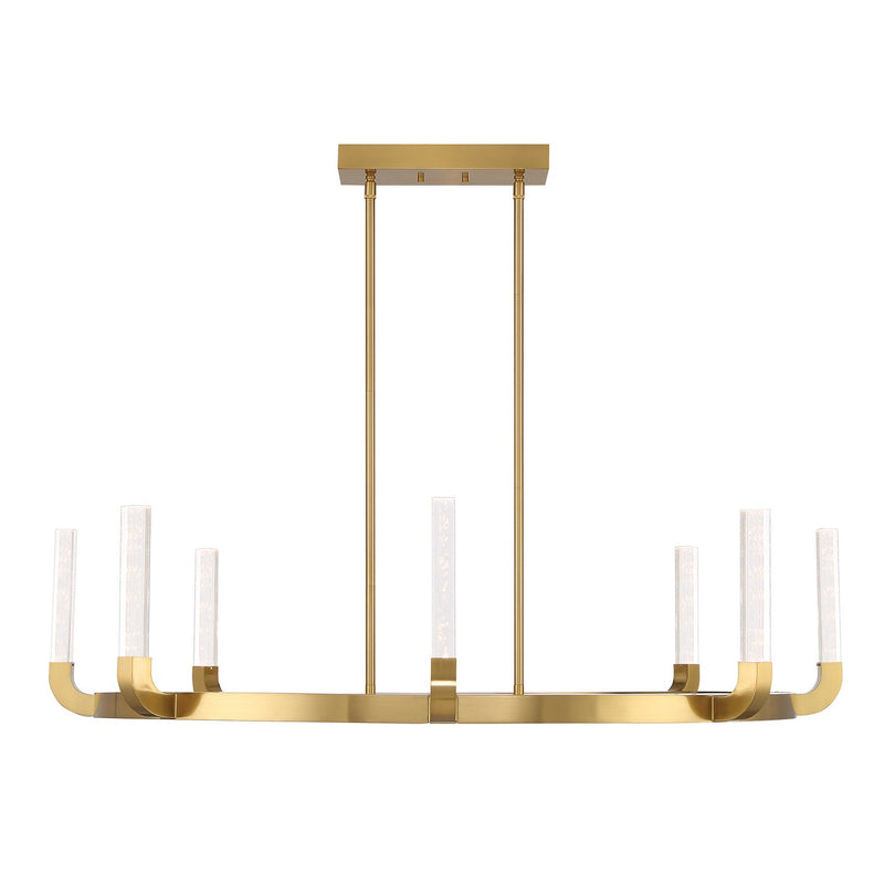 Savoy House 1-2507-8-322 LED Chandelier, Warm Brass (2)